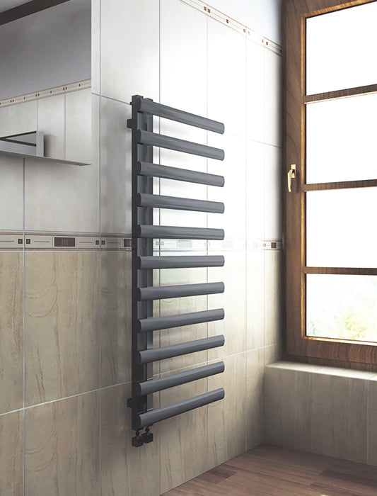 isumm™ Oval Spaced Vertical Towel Rails