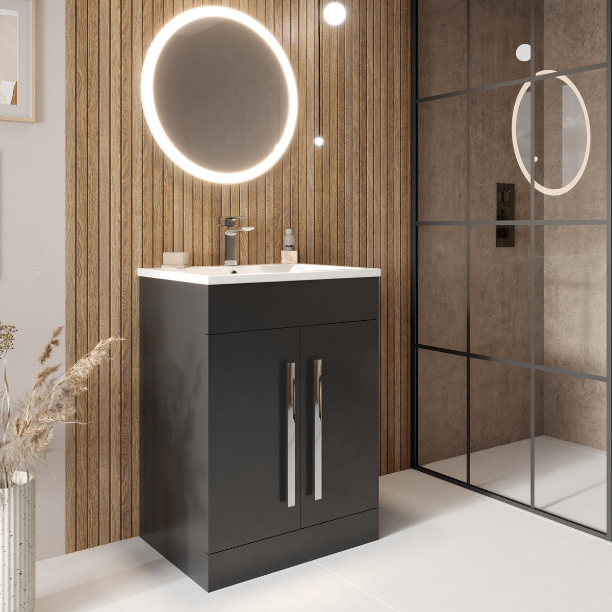 LiLi 2 Door 600 Vanity Unit with Basin
