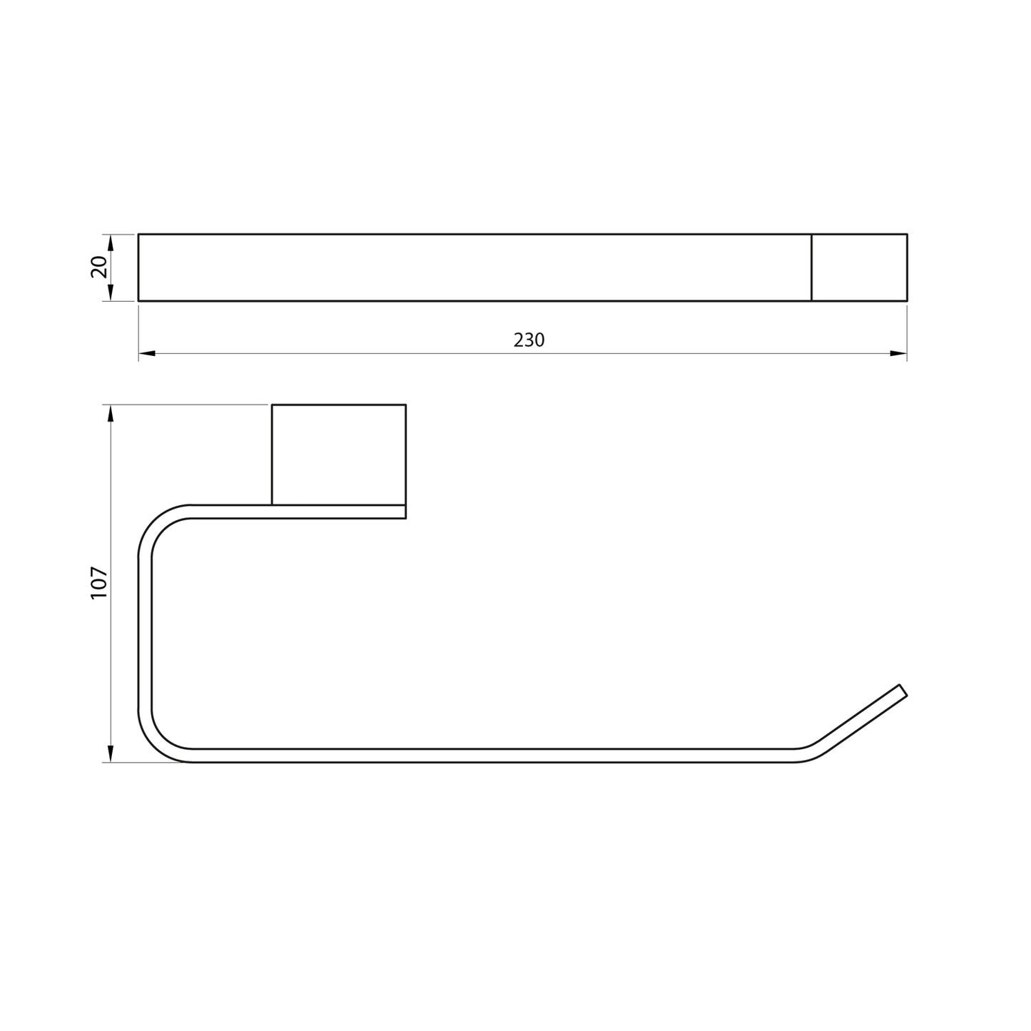 Arpha Towel Rail Ring