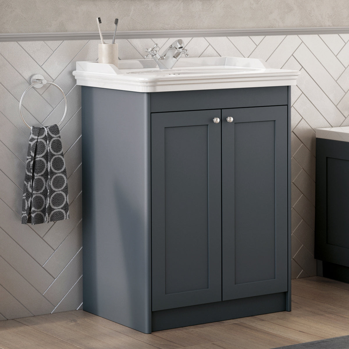 Glassica Vanity Unit with Classica Basin