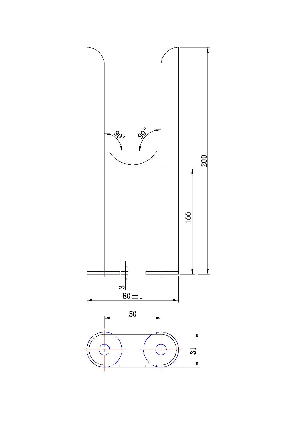 isumm™ 2 Column Radiator Feet White
