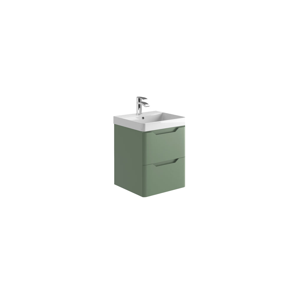 Mella 500 Wall Hund Basin And Cabinet