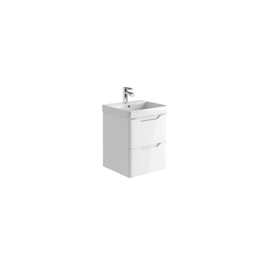 Mella 500 Wall Hund Basin And Cabinet