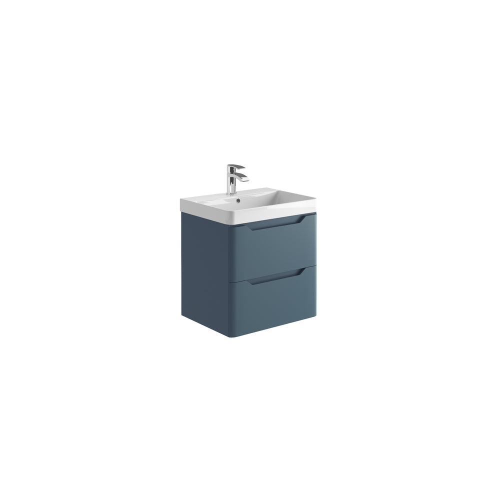 Mella 600 Wall Mounted Basin And Cabinet