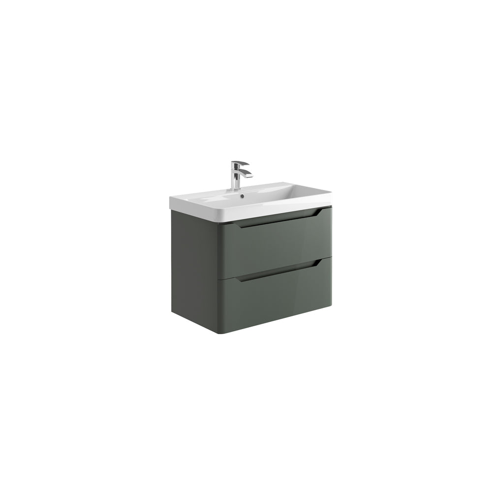 Mella 800 Wall Mounted Cabinet And Basin Unit