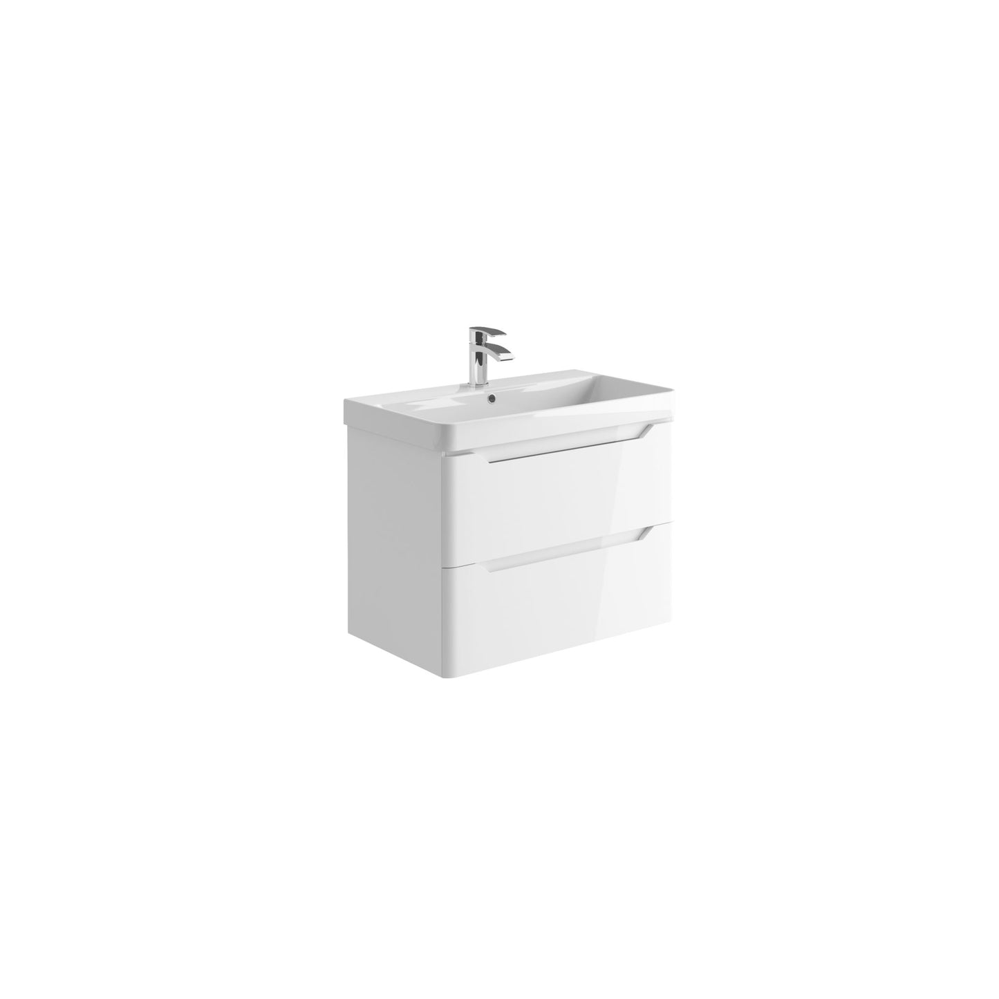 Mella 800 Wall Mounted Cabinet And Basin Unit