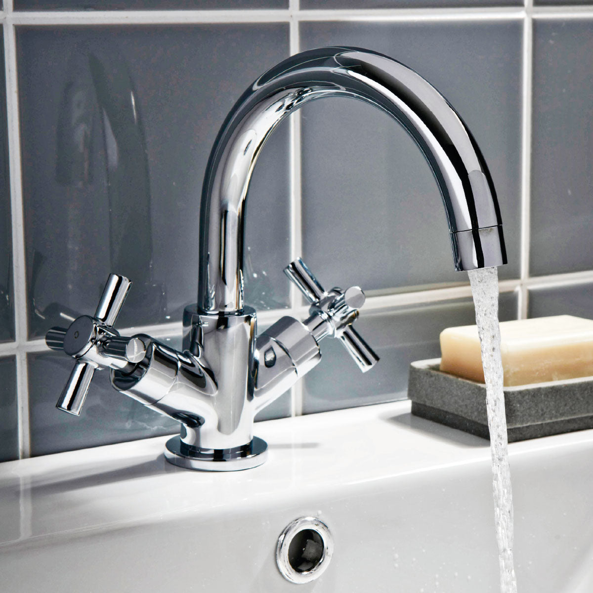 Kross Monso Basin Mixer with Push Waste