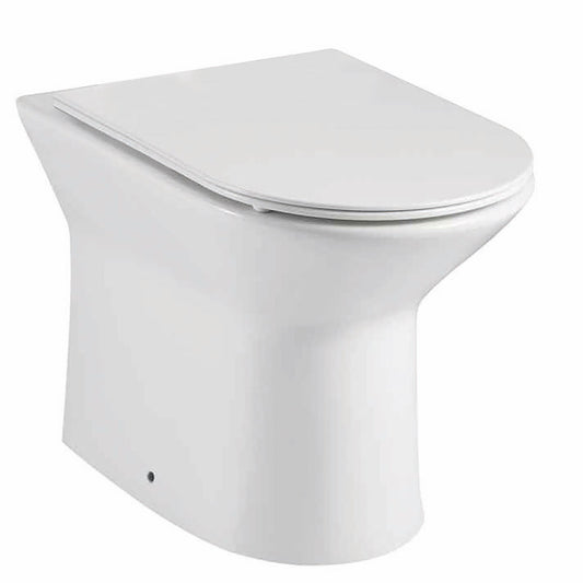 Messiton Rimless Back to Wall Pan & Soft Close Seat