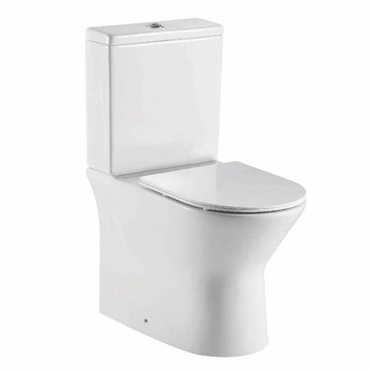 Messiton Rimless Closed Back Pan Including Cistern & Soft Close Seat