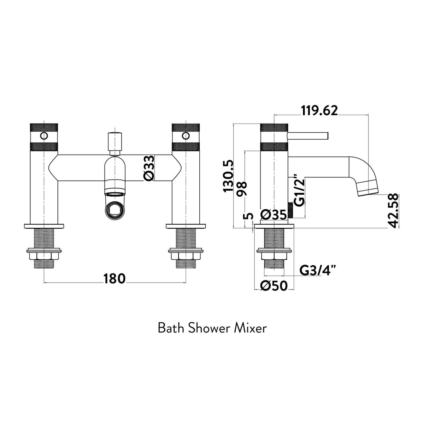Qore Bath Shower Mixer