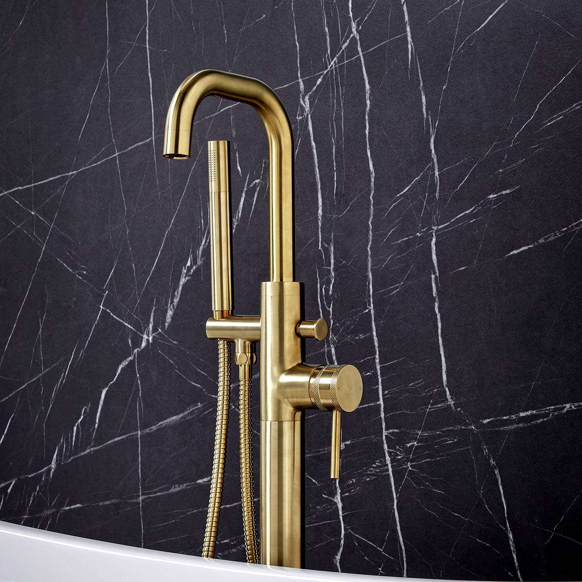 Qore Freestanding Bath Shower Mixer