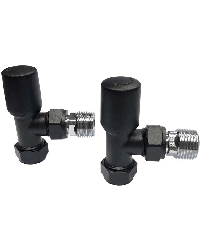 Towel Rail Valves Angled (Pair)