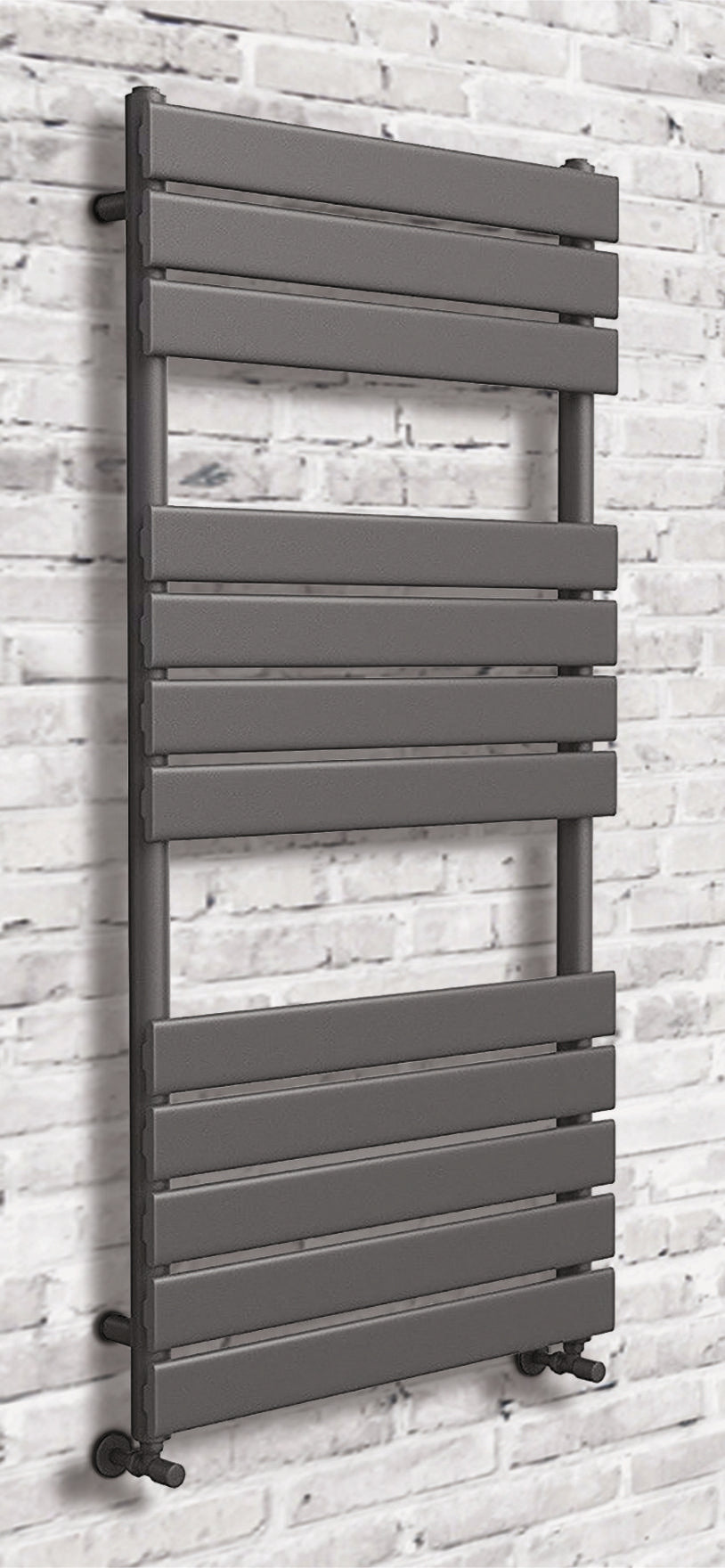 isumm™ Tapler Anthracite Vertical TOWEL Radiator RAILS