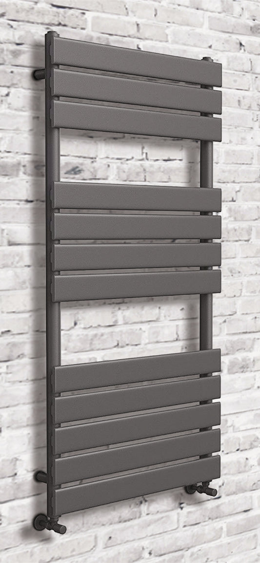 isumm™ Tapler Anthracite Vertical TOWEL Radiator RAILS