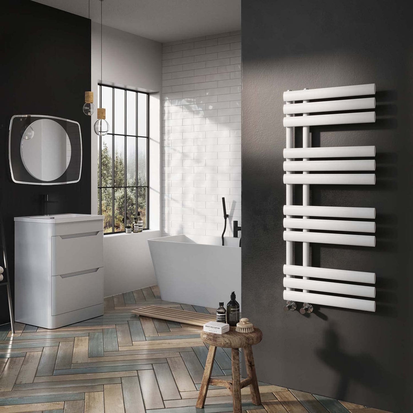 isumm™ Clip Vertical Towell Radiator Rails