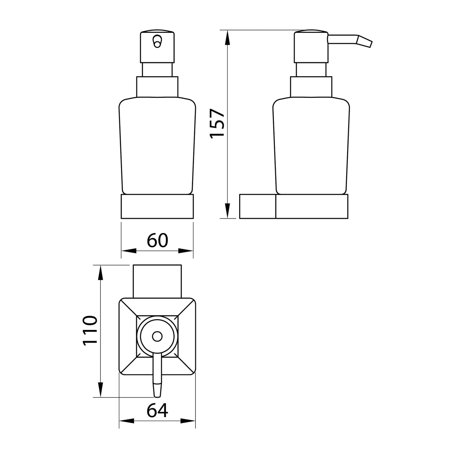 Arpha  Bathroom Soap Dispenser