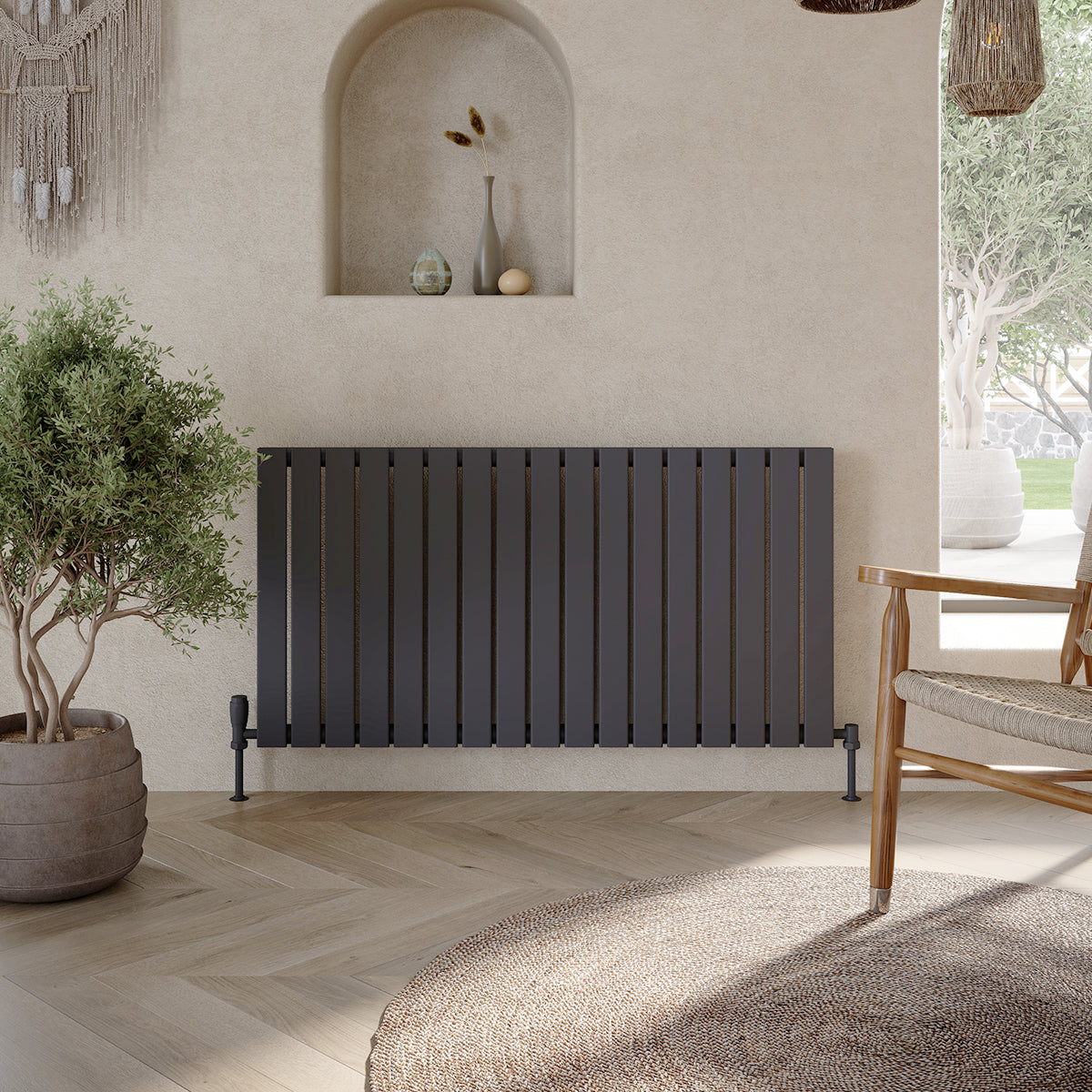 isumm™ Abex Designer Radiator  Horizontal  Anthracite