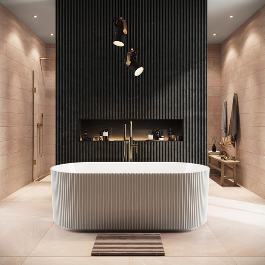 LABYRINTH FLUTED FREESTANDING BATH