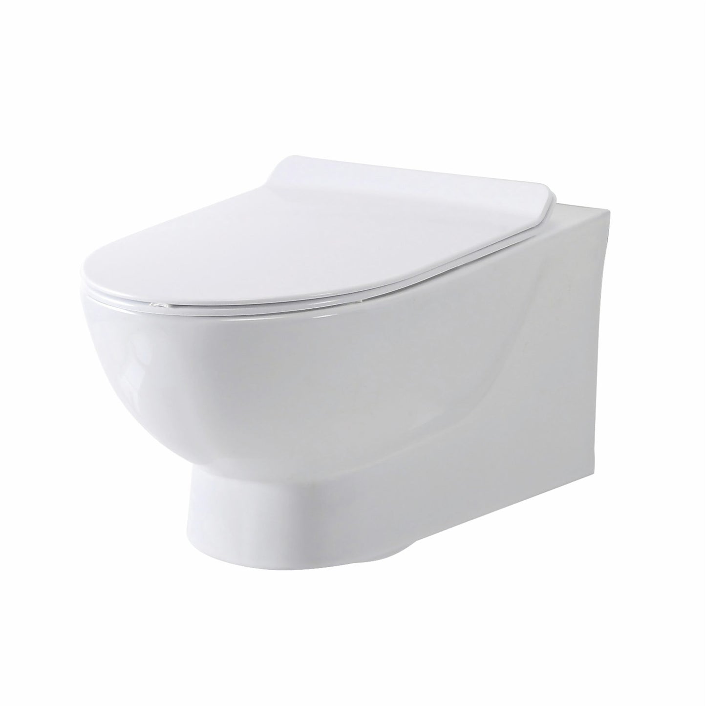 Bellknee Rimless Wall Hung Toilet Pan & Soft Close Seat