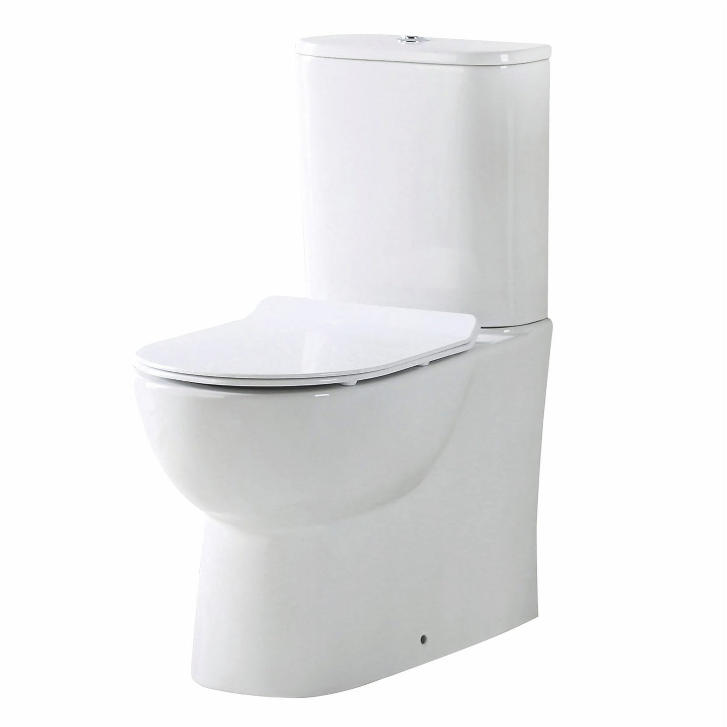 Bellknee Rimless Closed Back Toilet Pan Including Cistern & Soft Close Seat