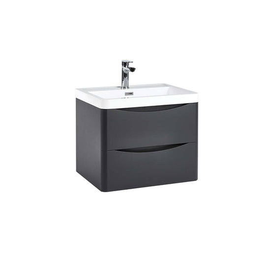 BELLA 600 Wall Cabinet Vanity Unit with Basin