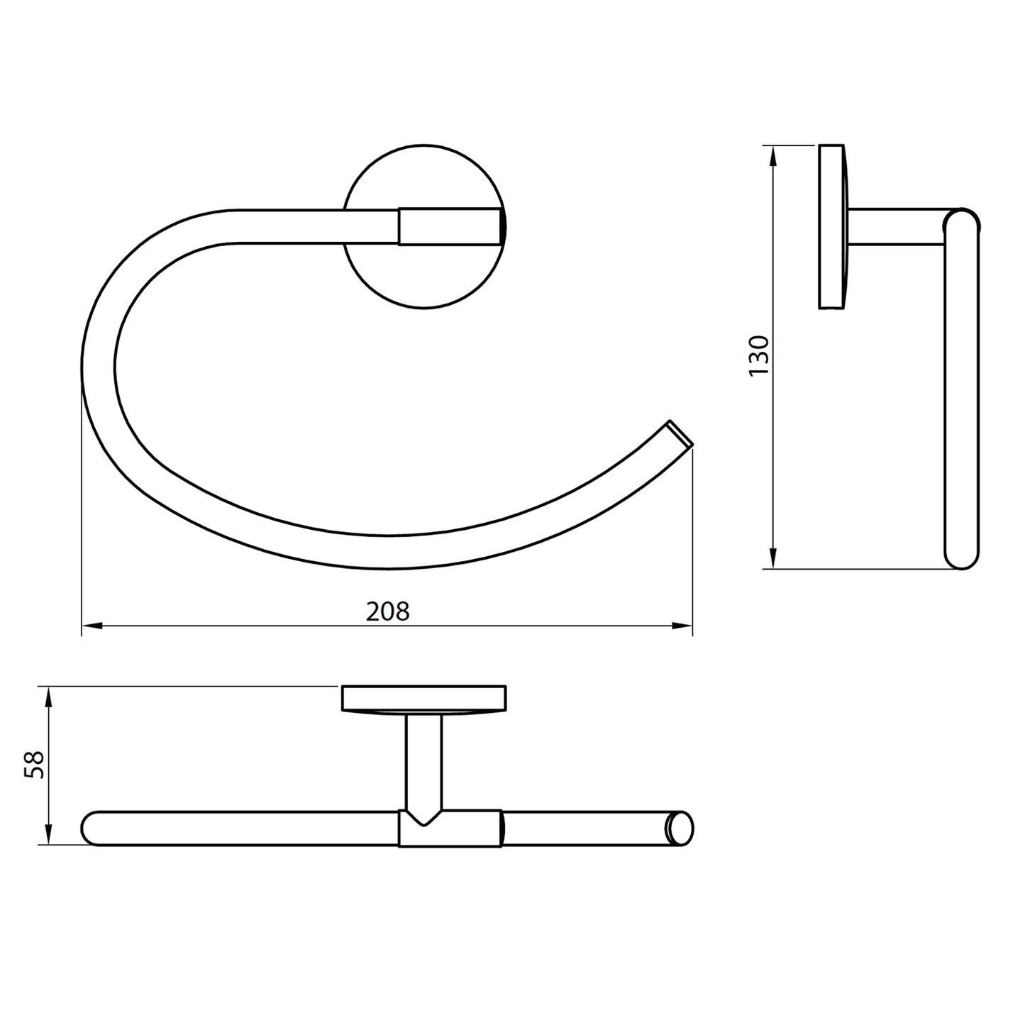 Meta Towel Ring