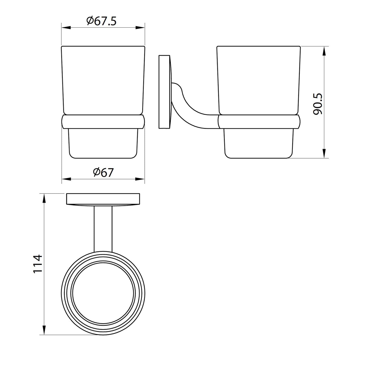 Meta Tumbler Holder