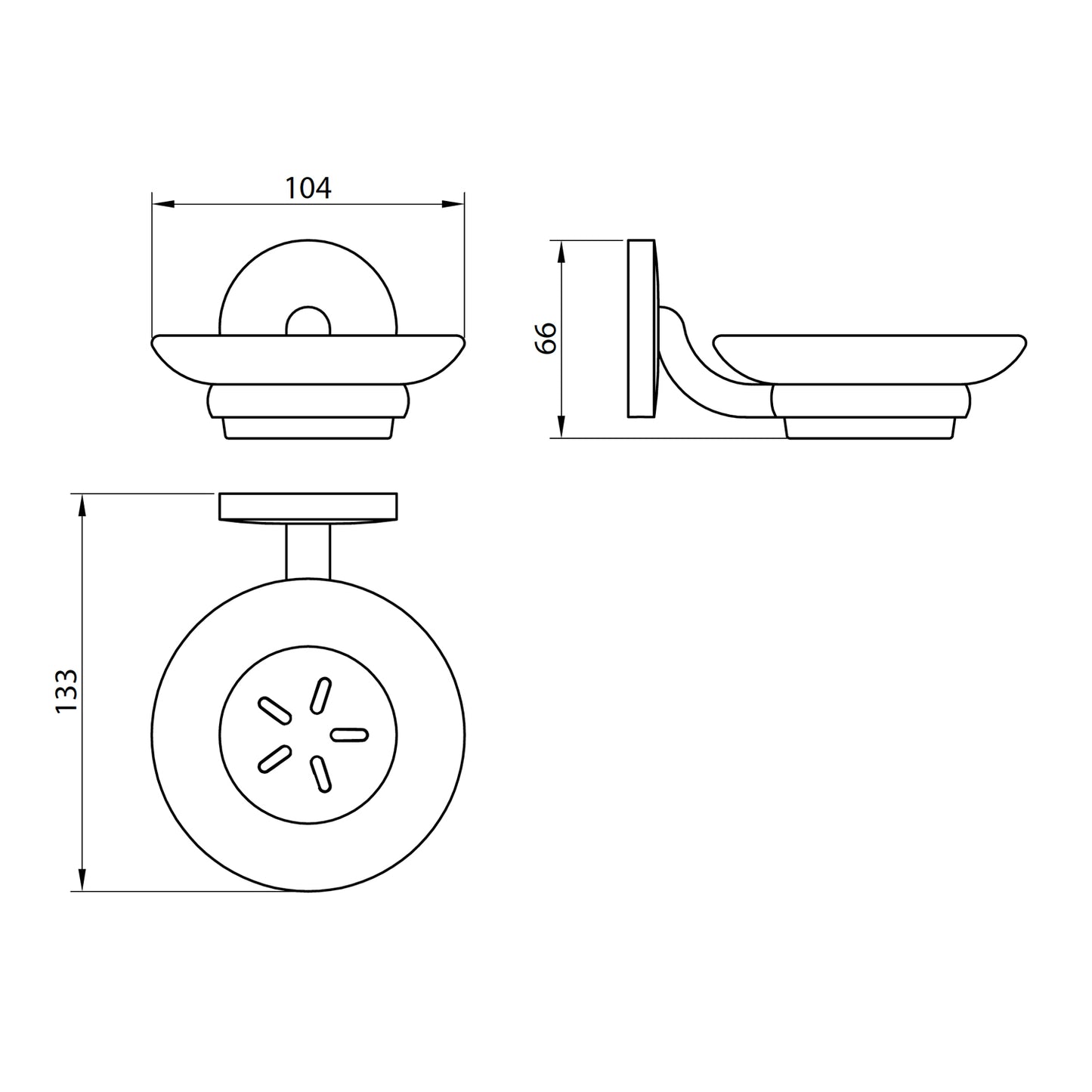 Meta Soap Dish Holder