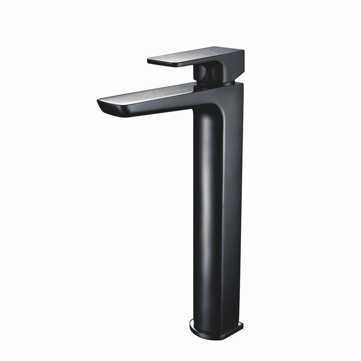Newro Black Freestanding Bath Shower Mixer Black