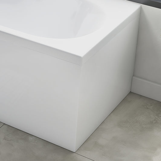 White Gloss Waterproof End Panel 800mm