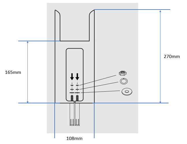 isumm™ 3 Column Radiator Feet White
