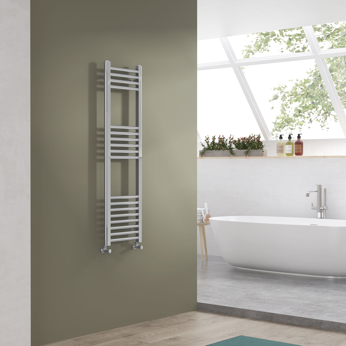 ISUMM™ SHAMRAGE STAPLER VERTICAL TOWEL RADIATOR RAILS