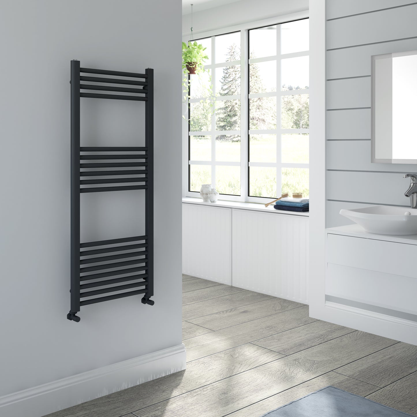 ISUMM™ SHAMRAGE STAPLER VERTICAL TOWEL RADIATOR RAILS