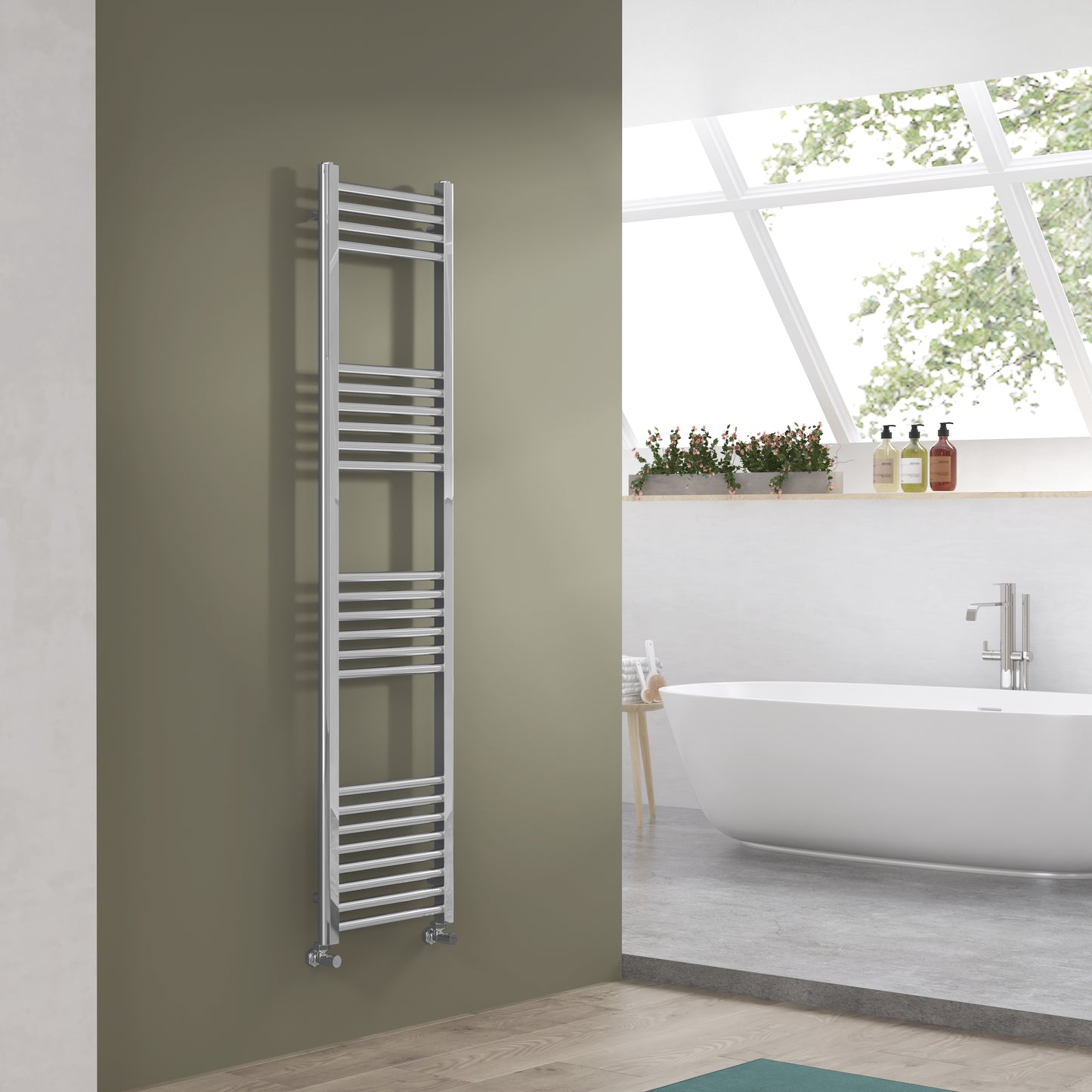 ISUMM™ SHAMRAGE STAPLER VERTICAL TOWEL RADIATOR RAILS