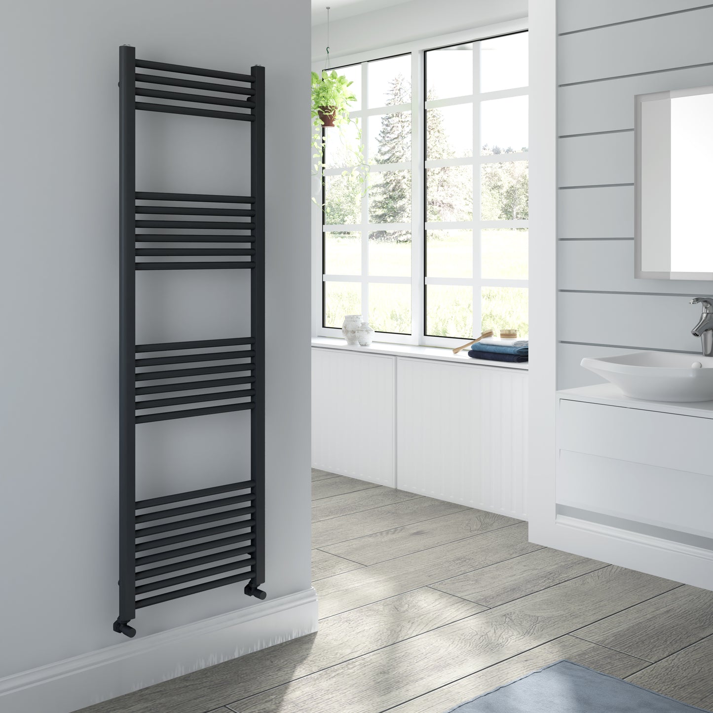 ISUMM™ SHAMRAGE STAPLER VERTICAL TOWEL RADIATOR RAILS