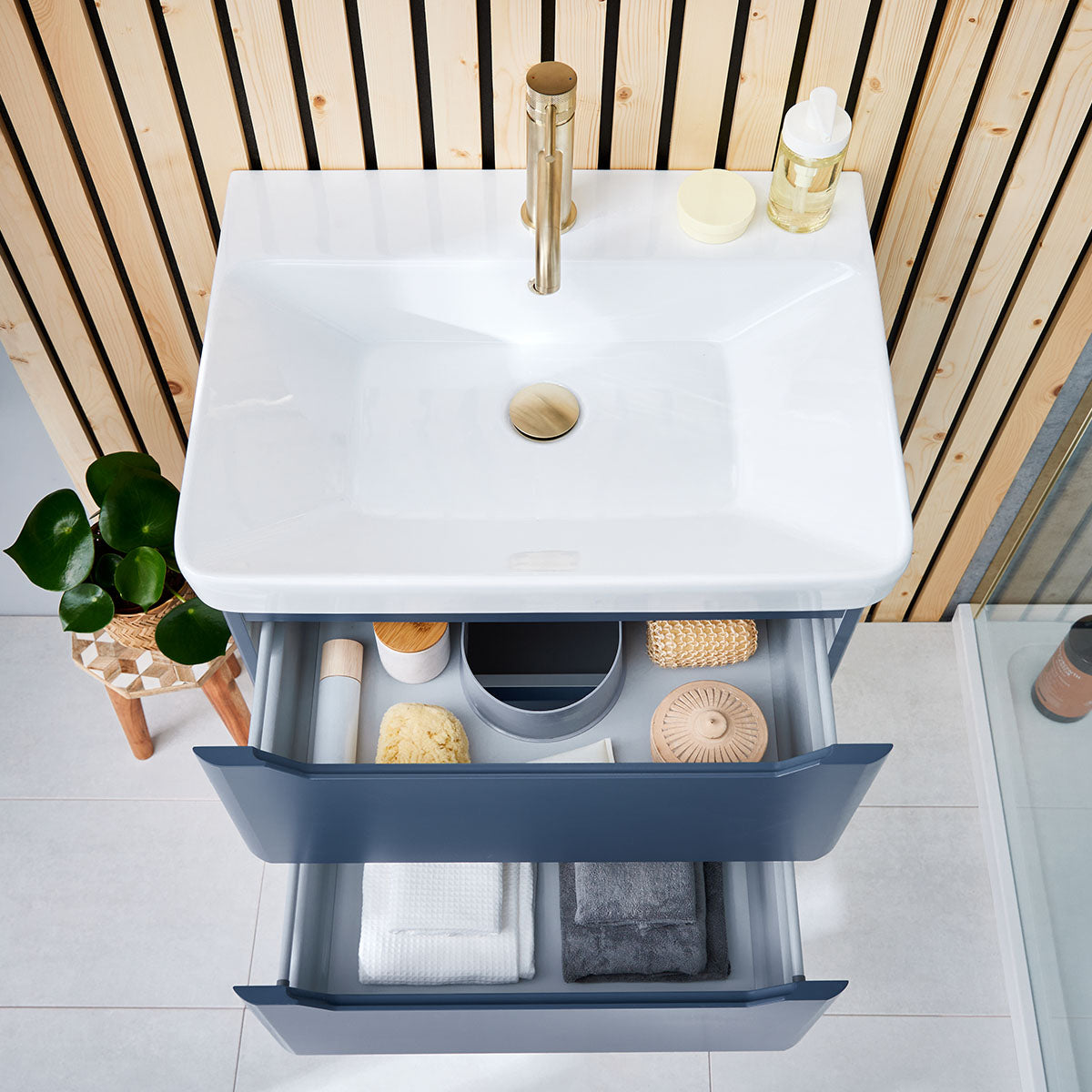 Rosini Floor Standing 600  Vanity Unit with Basin