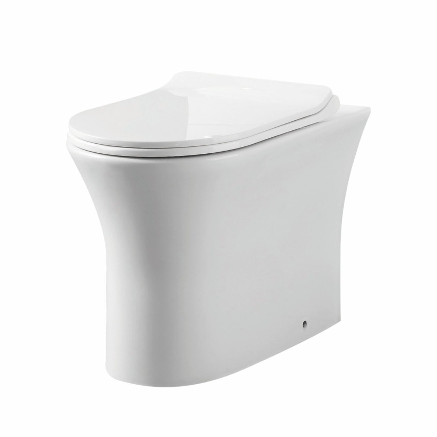 Beia Rimless Toilet Comfort Height Back to Wall Pan & Slimline Soft Close Seat