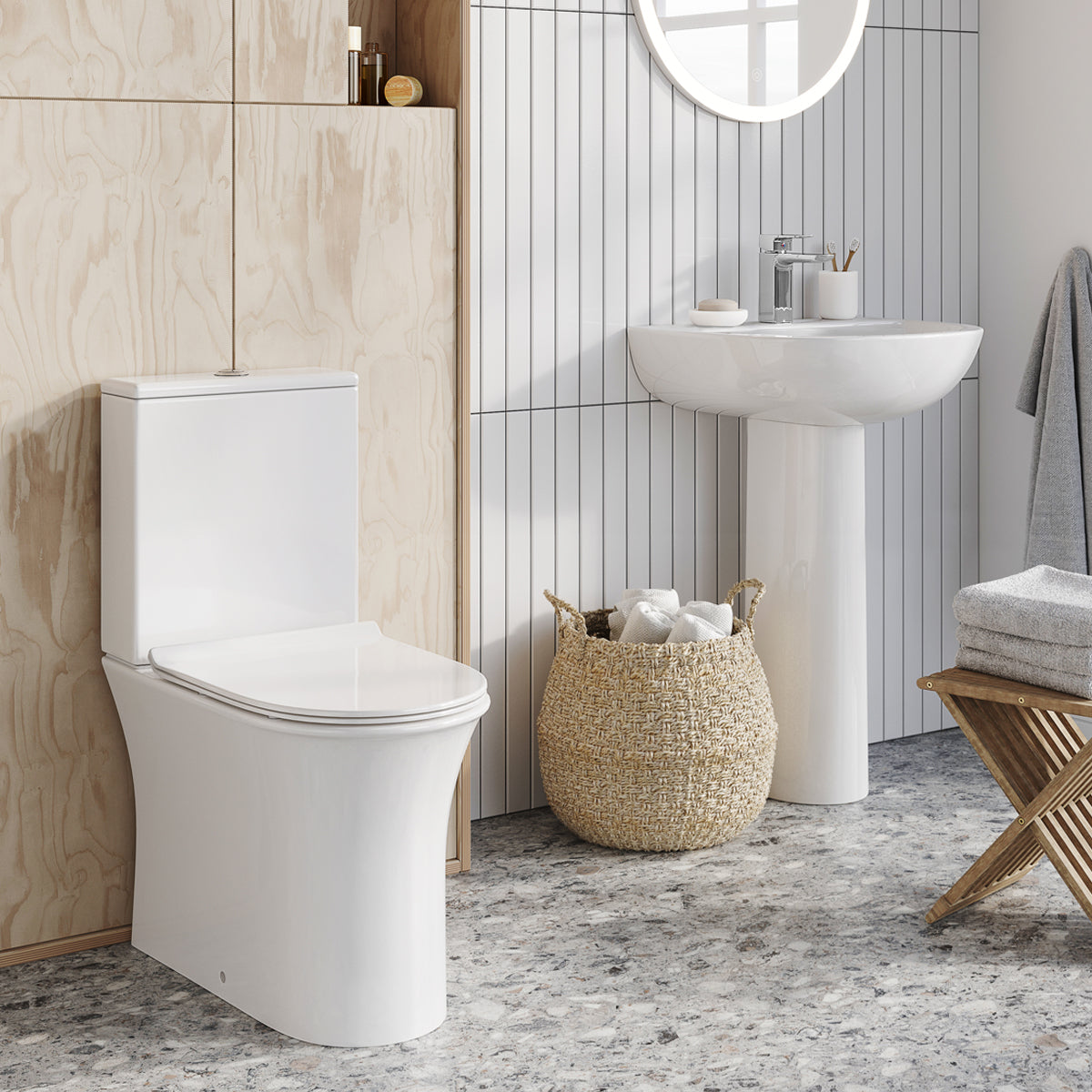 Beia / Bellknee Basin & full Pedestal