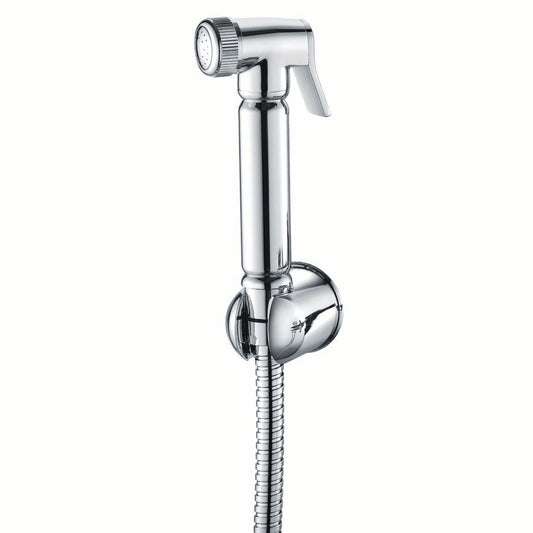 Chrome Douche Handset, Flexi, Holder and Thermostatic Vertical Valve