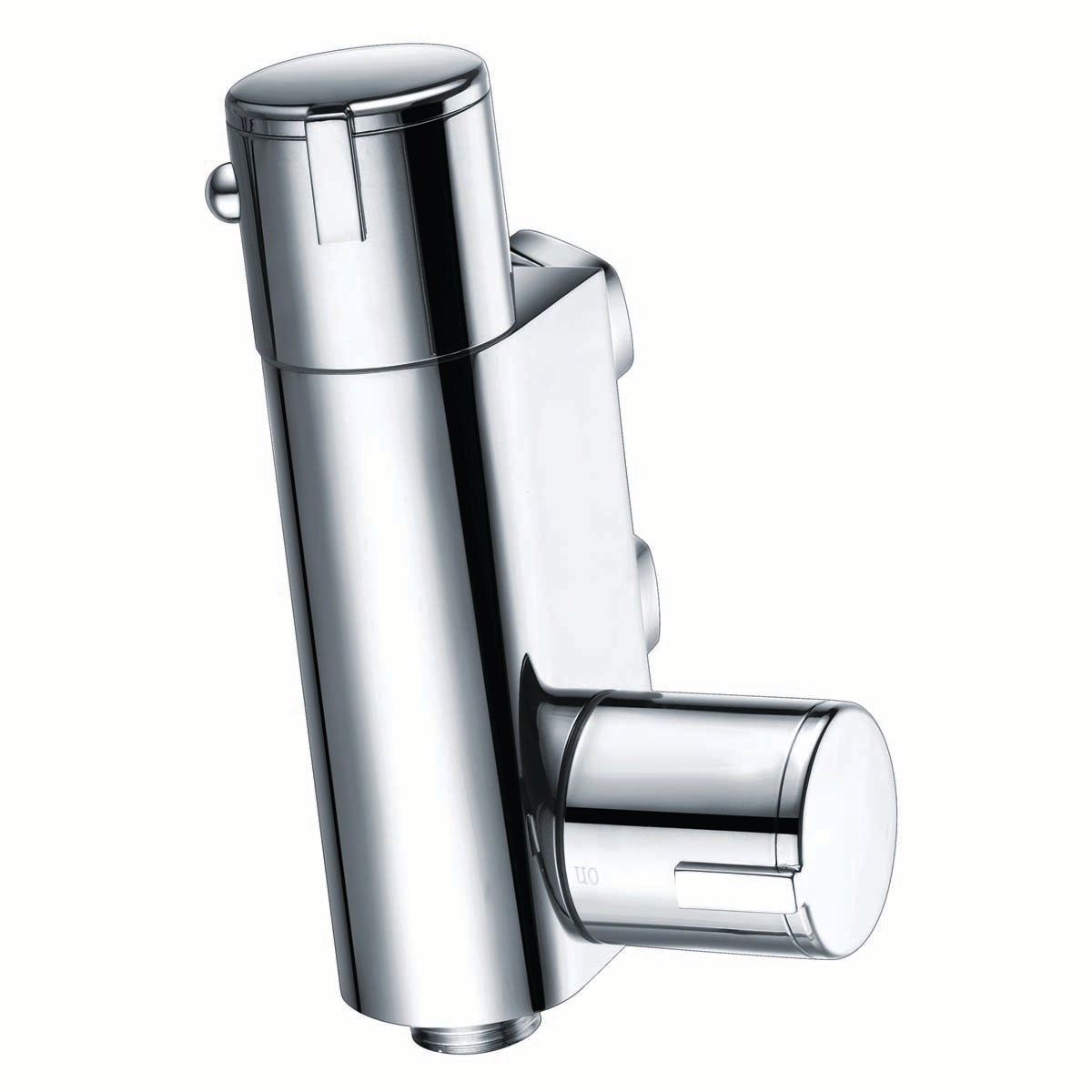 Chrome Douche Handset, Flexi, Holder and Thermostatic Vertical Valve