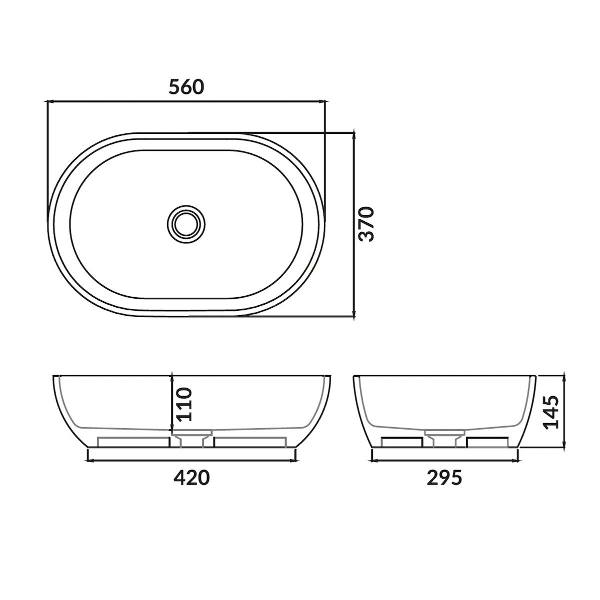 Neo Matte Counter Top Basin