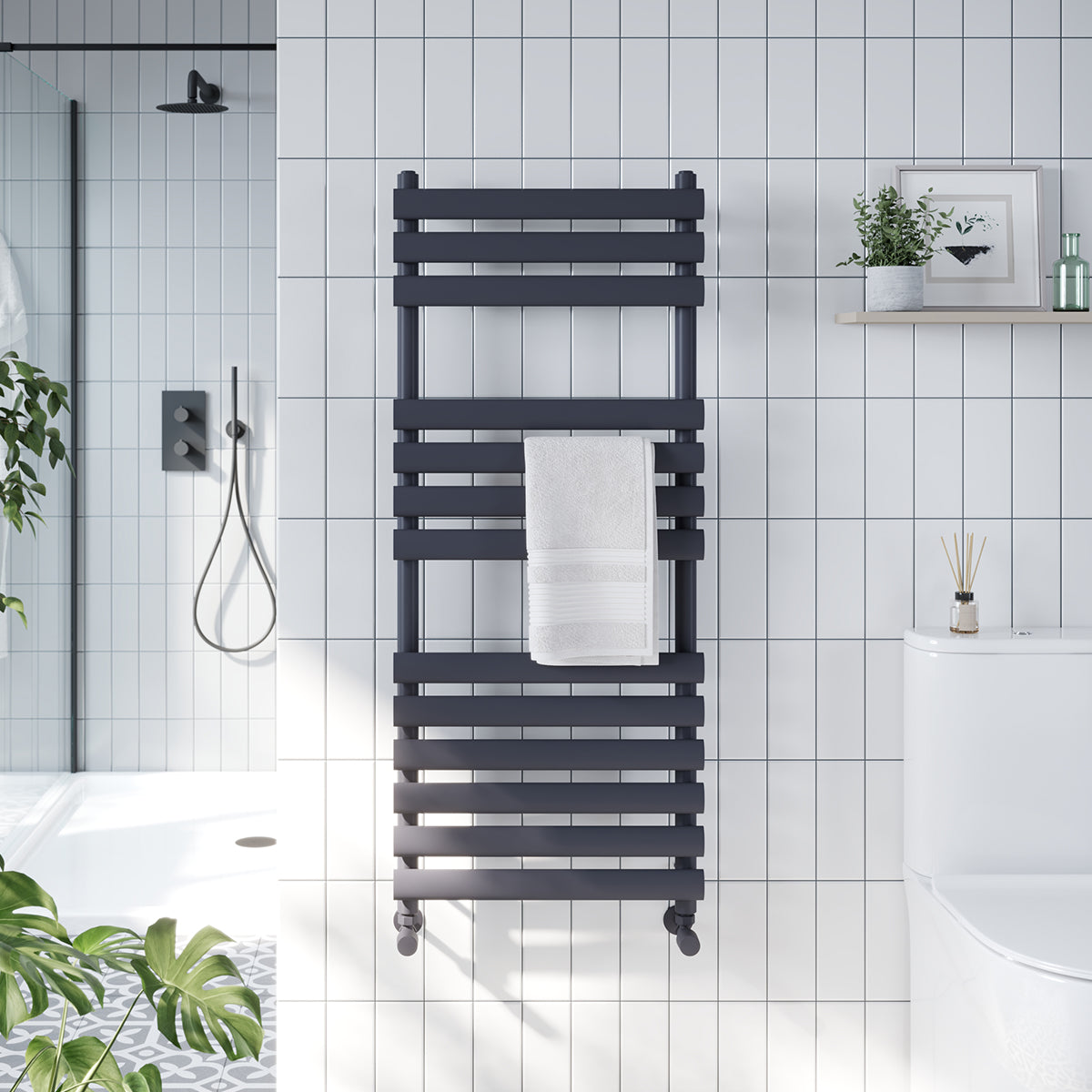 ISUMM™ ELEGZ TOWEL RADIATORS | White Towel Radiator