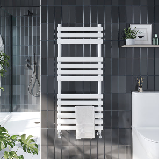 white towel radiator