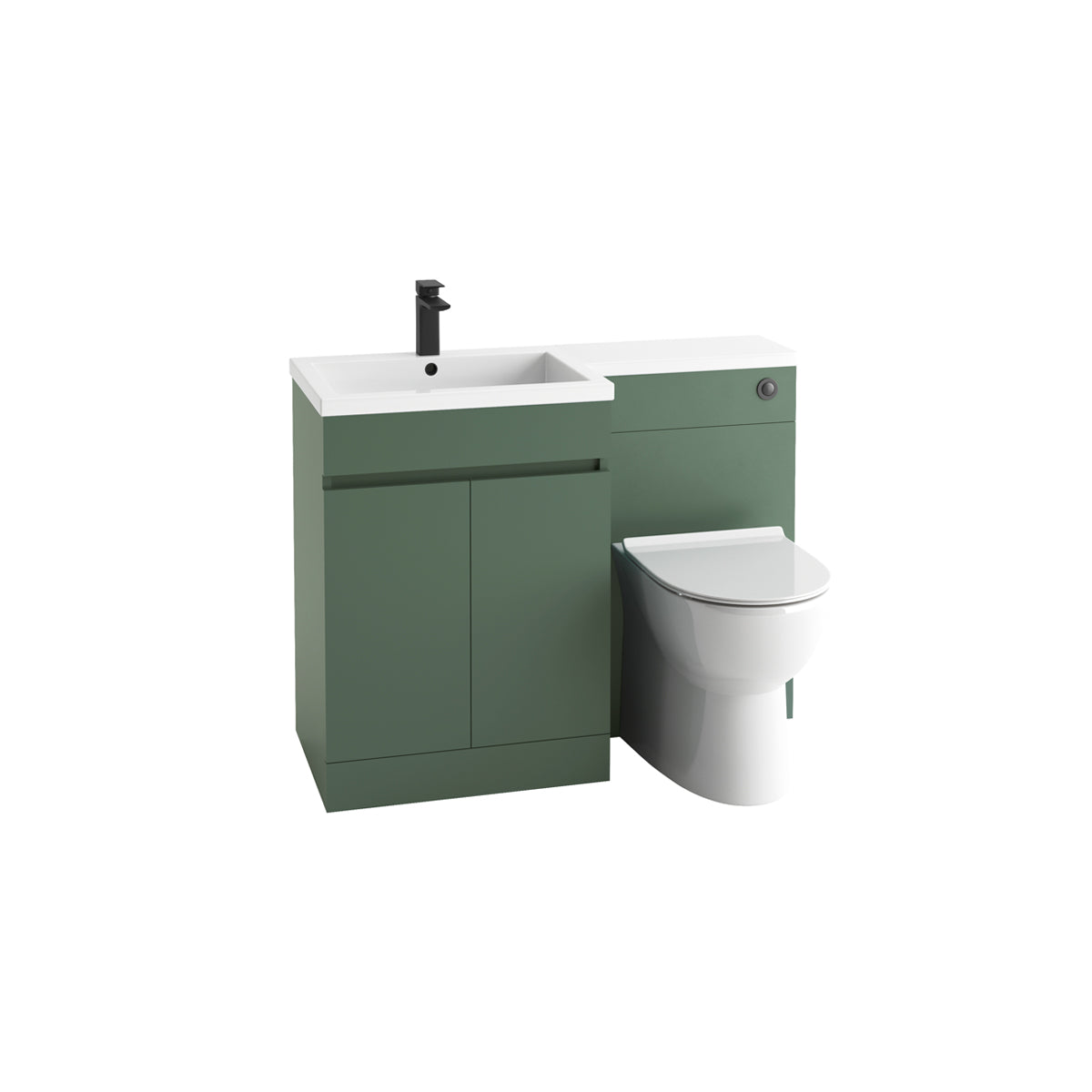 Dimpire 1100 Bathroom Vanity Unit Furniture Pack Left Hand