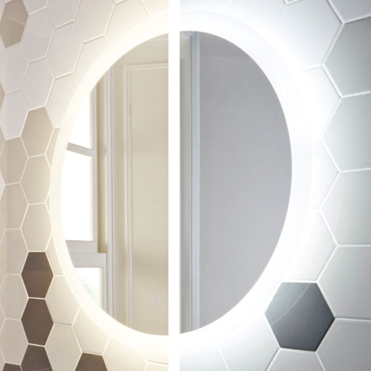 Moonar LED Mirror with Demister Pad 600mm