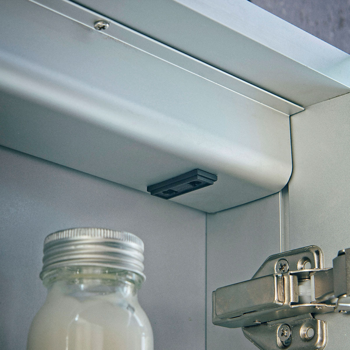 Nea LED Cabinet with Demister Pad and Shaver Socket - Double Door 800 x 700mm