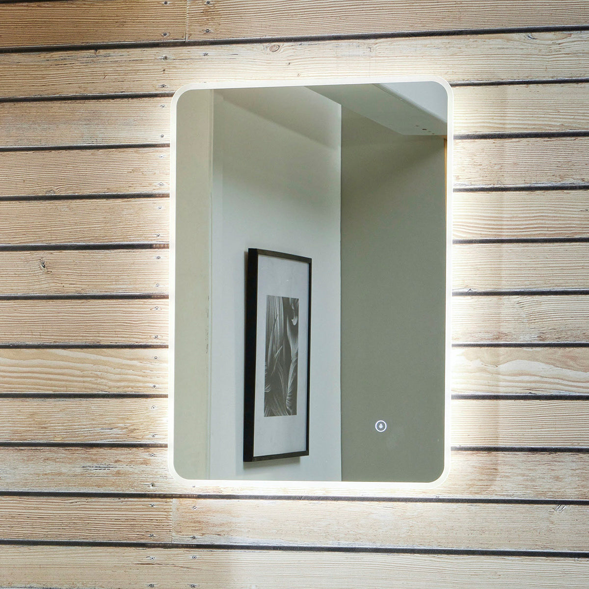 Hivid LED Mirror with Demister Pad and Dimmable LED 500 x 700mm
