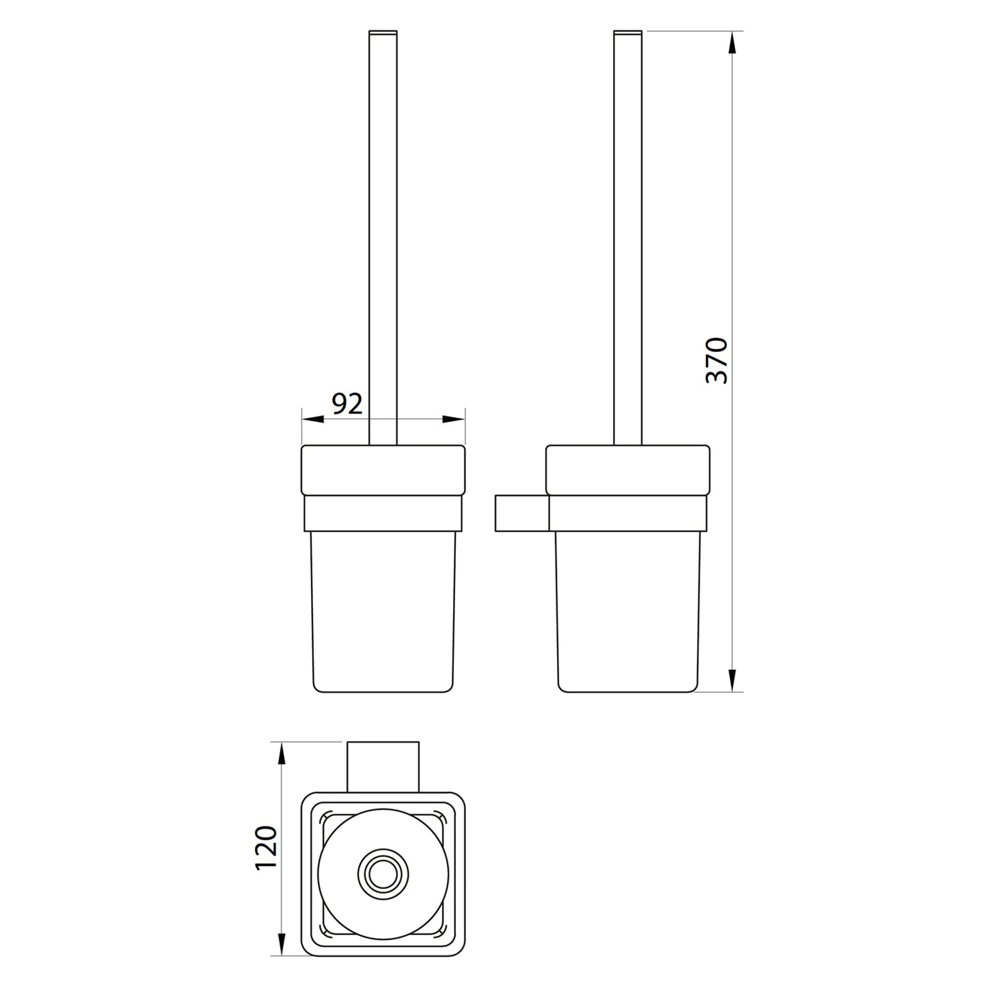 Monso Toilet Brush Set