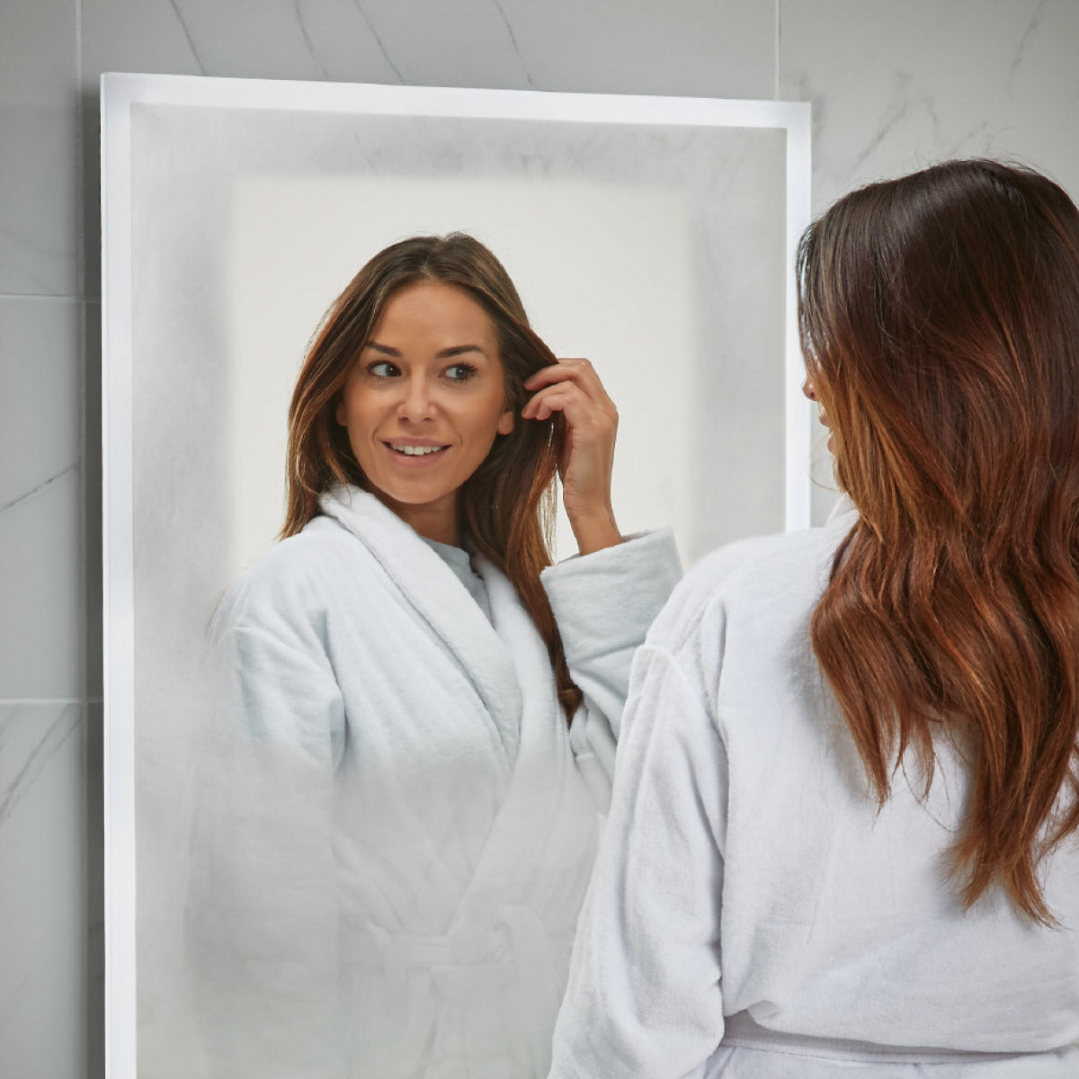Gosca LED Mirror with Demister Pad and Shaver Socket