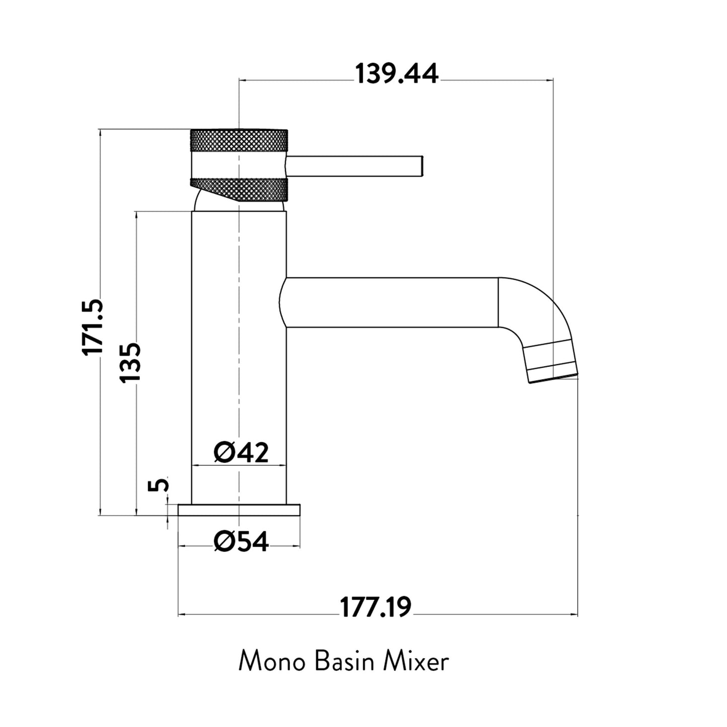 Qore Mono Basin Mixer